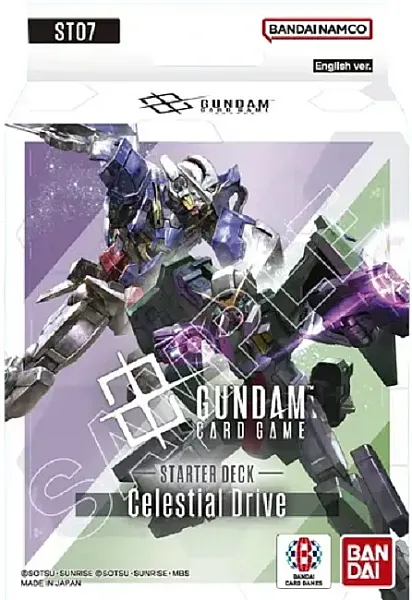 GUNDAM CARD GAME STARTER DECK ST07 CELESTIAL DRIVE - EN